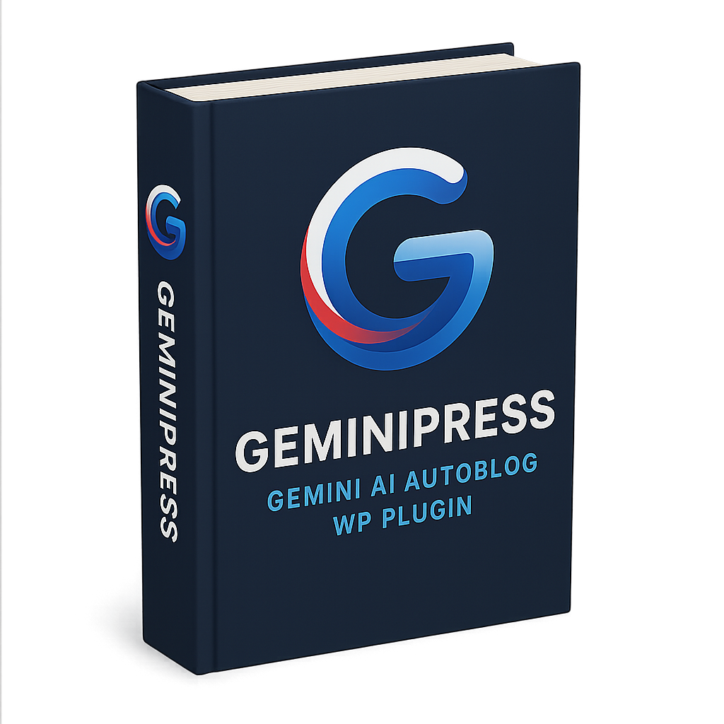 GeminiPress  — Autoblog AI Set & Forget + Bulk Article Generator